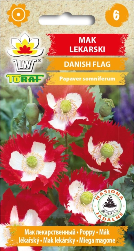 Mak Danish Flag TORAF nasiona sklep rajogrodnika